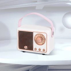 Juwas ACCESSORIES Cute 90s Retro Miniature Radio Speaker