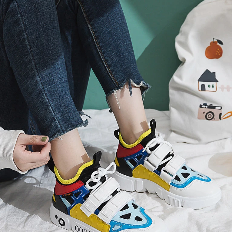 -Juwas Color Block Pop Up Sneaker 6 -Juwas Color Block Pop Up Sneaker