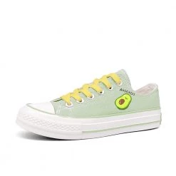 Juwas Green Avocado Classic Canvas Sneakers