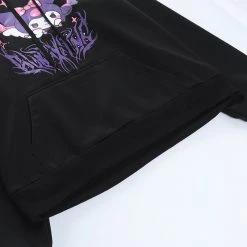 Juwas Pastel Goth Kuromi Hoodie CLOTHING