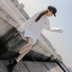 Juwas NEW ARRIVAL Cross Detail Chic Polo Tops Dress With Wrap On Skirt