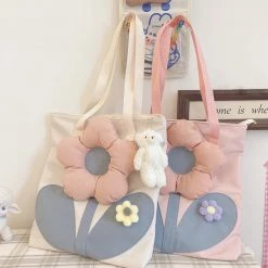 Juwas Cute Flower Tote Bag NEW ARRIVAL