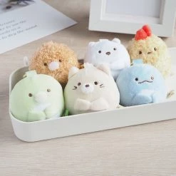Juwas NEW ARRIVAL Cute Cartoon Animal Plush Keychain