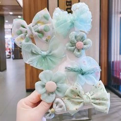 Juwas Flower Bowknot Hair Clips Set NEW ARRIVAL