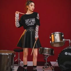 Juwas NEW ARRIVAL Gothic Black Music Concerto T-Shirt