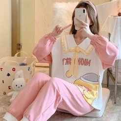 Juwas NEW ARRIVAL Kawaii Chicken Print Pajamas Set