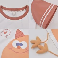 Juwas One Horn Monster Basic Tees NEW ARRIVAL