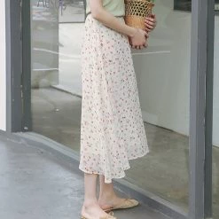 Juwas Floral Print Chiffon High Waist Skirt NEW ARRIVAL 11 Juwas Floral Print Chiffon High Waist Skirt NEW ARRIVAL
