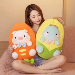 Juwas Carrot Corn Costume Animal Plush Toy