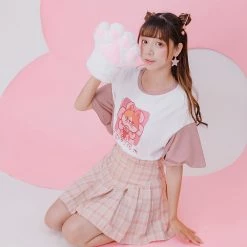 Juwas NEW ARRIVAL Grumpy Flower Cat Two-Tone Shirt 10 Juwas NEW ARRIVAL Grumpy Flower Cat Two-Tone Shirt