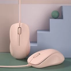 Juwas NEW ARRIVAL Cute Pastel Color Wired Mouse