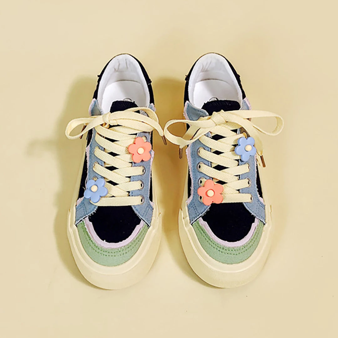 Juwas Ulzzange Bear Embroidery Canvas Sneakers 6 Juwas Ulzzange Bear Embroidery Canvas Sneakers