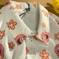 Juwas Ice Cream Print Loose Polo Top NEW ARRIVAL 13 Juwas Ice Cream Print Loose Polo Top NEW ARRIVAL