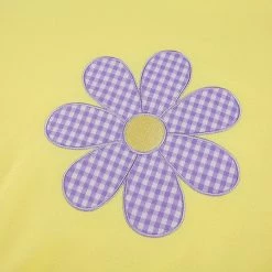 Juwas Flower Embroidery Long Sleeve Sweatshirt