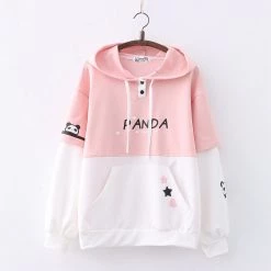 Juwas CLOTHING Little Panda Front Pocket Hoodie