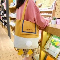 Juwas Duck Feet Shoulder Tote Bag NEW ARRIVAL