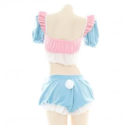 Juwas Pastel Cat Ruffles Lingerie Outfit