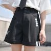 Juwas NEW ARRIVAL Black Bear Embroidery Short Pants