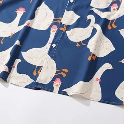 Juwas Ducks Printed Vintage Harajuku Loose T-shirt NEW ARRIVAL