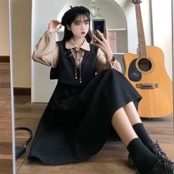 Juwas Classic Undershirt V-Neck Midi Dress NEW ARRIVAL 14 Juwas Classic Undershirt V-Neck Midi Dress NEW ARRIVAL