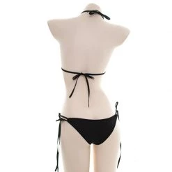 Juwas CLOTHING Sexy String Lingerie- Black And White