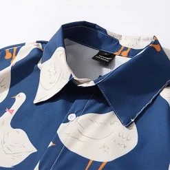 Juwas Ducks Printed Vintage Harajuku Loose T-shirt NEW ARRIVAL