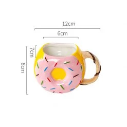 Juwas NEW ARRIVAL Donut Ceramic Cup