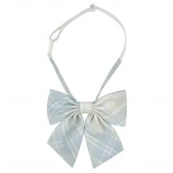 Juwas Japanese High School Plaid JK Uniform Strap Bow Ties & Tie CLOTHING