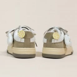 Juwas Rabbit Platform Inner Fleece Sneakers