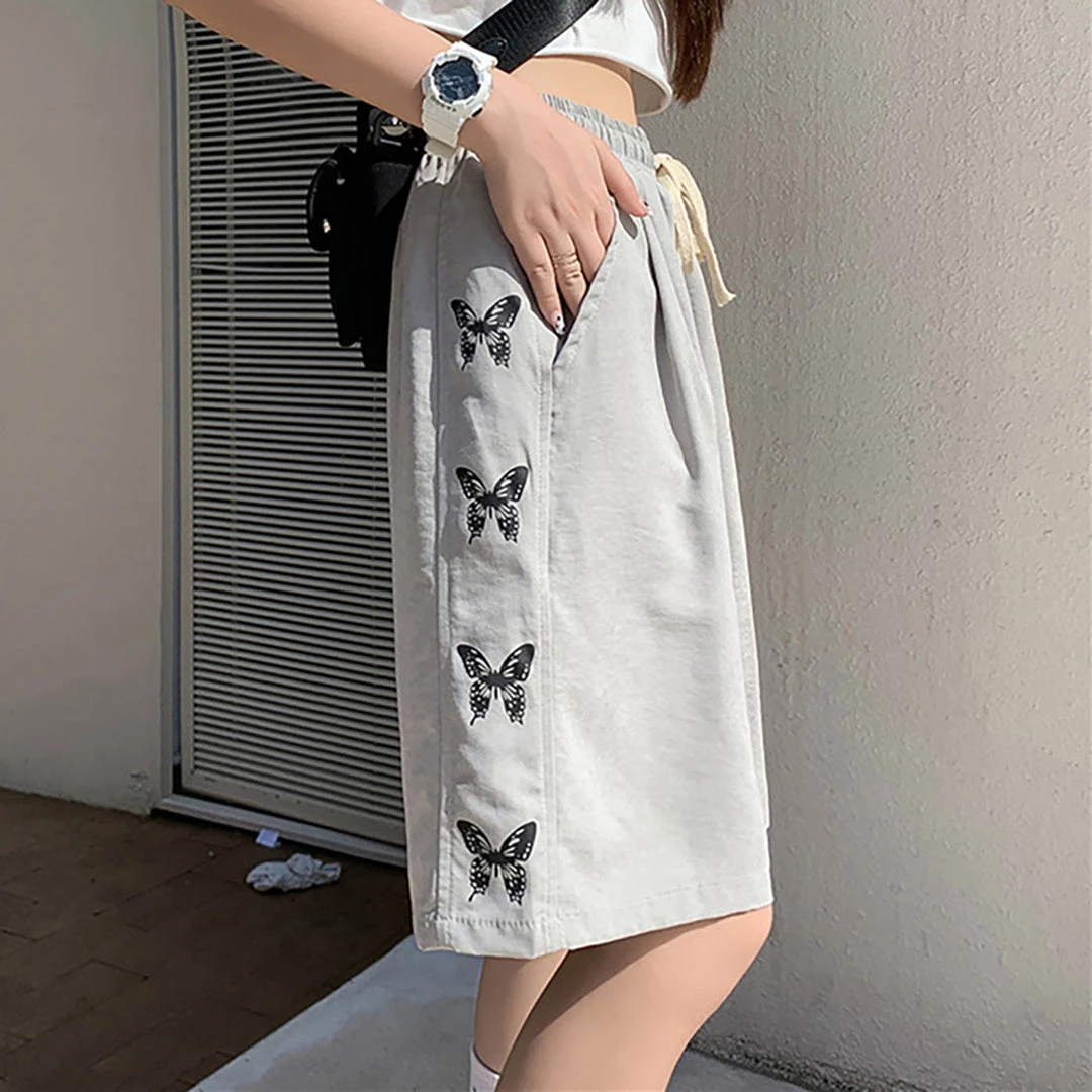 Juwas Butterfly Print Hight Waist Shorts NEW ARRIVAL 11 Juwas Butterfly Print Hight Waist Shorts NEW ARRIVAL