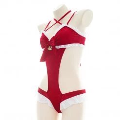 Juwas Sexy Red Christmas Theme Lingerie Outfit Set NEW ARRIVAL
