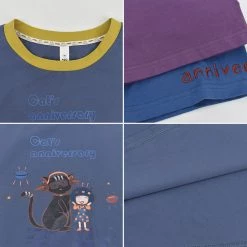 Juwas Space Cat Anniversary T-Shirt NEW ARRIVAL
