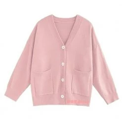 Juwas CLOTHING Basic Chic Pastel Knitted Cardigan Sweaters