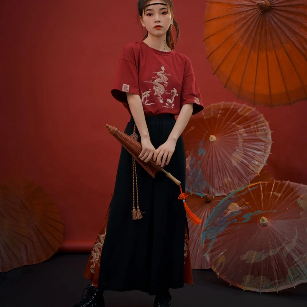 Juwas Chinese Dragon Black Square Pants NEW ARRIVAL 4 Juwas Chinese Dragon Black Square Pants NEW ARRIVAL