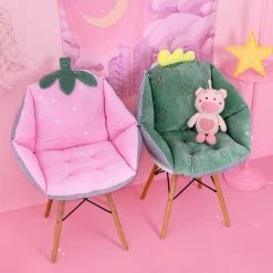 Juwas.com Online Store NEW ARRIVAL Kawaii Strawberry Pineapple Cactus Hamster Plush Seater