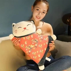 Juwas ACCESSORIES Kawaii Japanese Lucky Cat Plush Toys