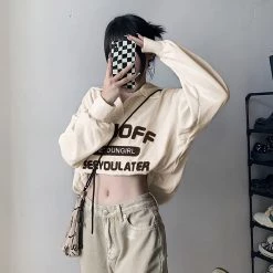 Juwas Classic “Funoff” Graphic Loose Sweatshirt NEW ARRIVAL