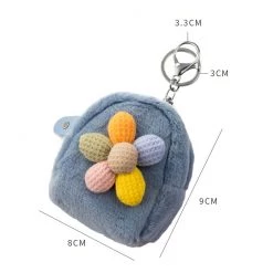 Juwas Rainbow Flower Mini Coin Purse