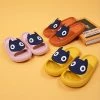 Juwas Back Cat Fact Slippers