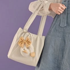 Juwas Bow Knot Goose Tote Bag