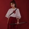 Juwas Japanese Samurai Girl Loose T-shirt Skirt Set NEW ARRIVAL