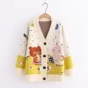 Juwas Comfy Cartoon Knitted Cardigan CLOTHING