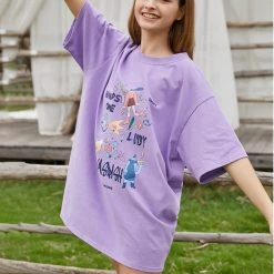 Juwas Graffiti Art Print Long T-shirt NEW ARRIVAL