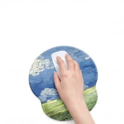 Juwas NEW ARRIVAL Oil Painting Mousepad Bracer And Keyboard Wrist Rest