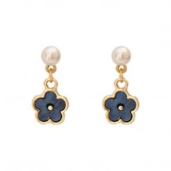 Juwas Love Heart Flowers Bowknot 925 Sterling Silver Stud Earring Ear Clips