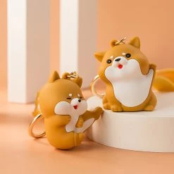 Juwas NEW ARRIVAL Japanese Corgi Wrist Keychain