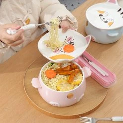 Juwas Japanese Cats Noodle Bowl NEW ARRIVAL