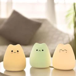 -Juwas Cute Cat Night Lamp