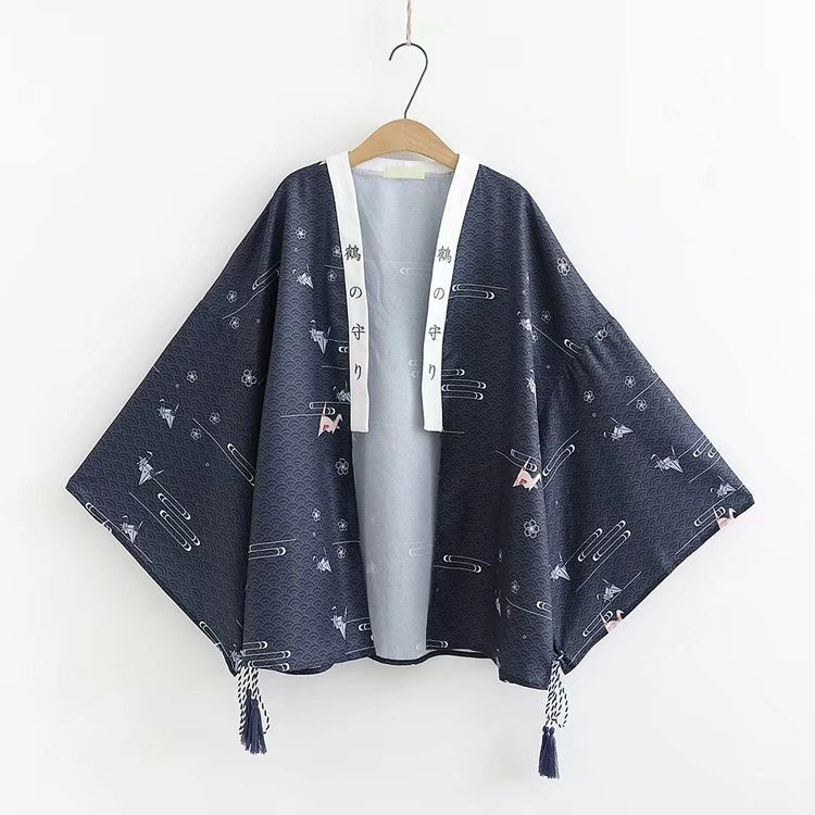 Juwas.com Online Store Japanese Crane Theme Kimono 9 Juwas.com Online Store Japanese Crane Theme Kimono