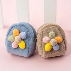 Juwas Rainbow Flower Mini Coin Purse